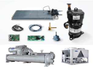 Water chiller & panel AC spare parts & services