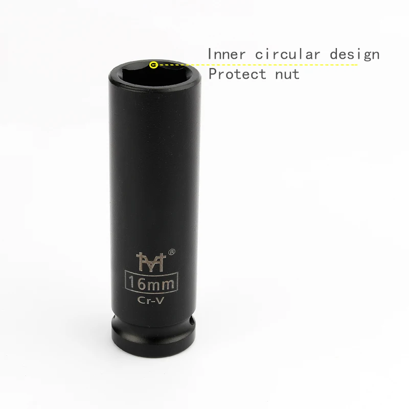 1/2" Inch Drive Deep Impact Sockets Metric Air Pneumatic Socket Wrench Head 10-38mm Standard Durable Car Auto Truck Repair Tools - Image 4